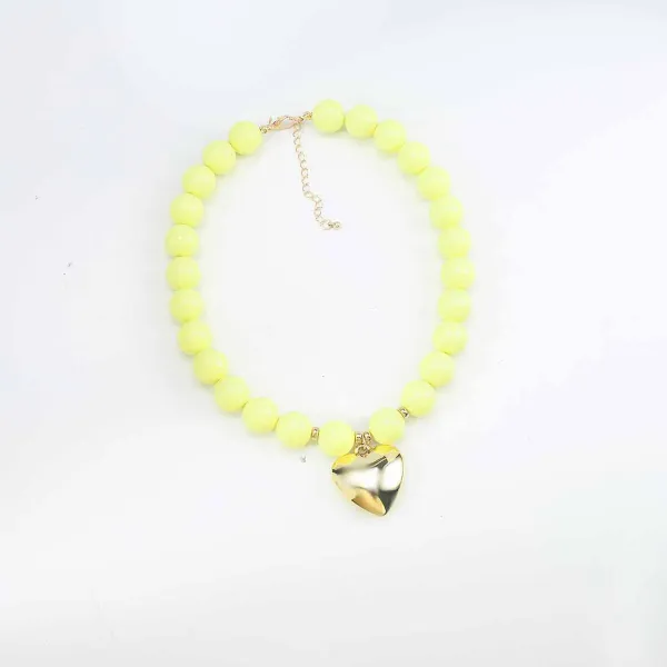 Design Heart Charm Bracelet Lilac Beaded Stretch Bracelet Jewelry - 33