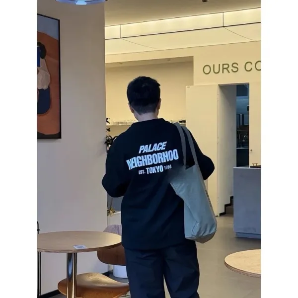 Palace x Neighborhood White Collaboration Hoodie - 9
