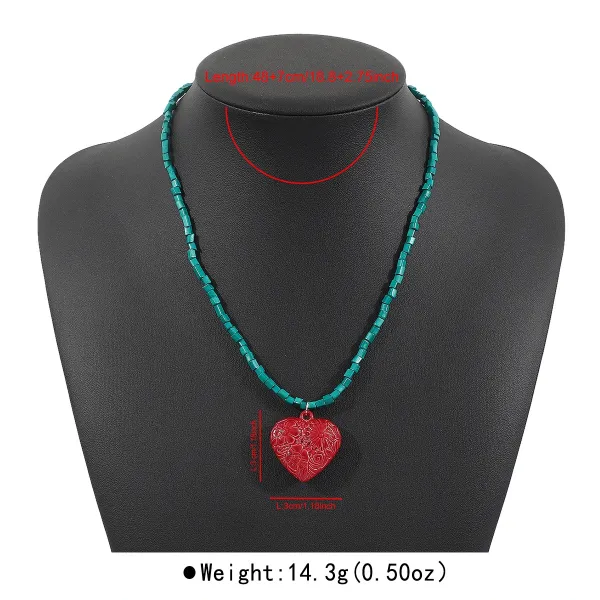 Design Charm Necklace Multicolor Seafood & Shell Pendant Necklace Jewelry - 7
