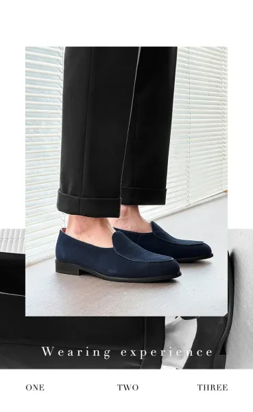 Design Suede Loafer Brown Casual Shoes - 19