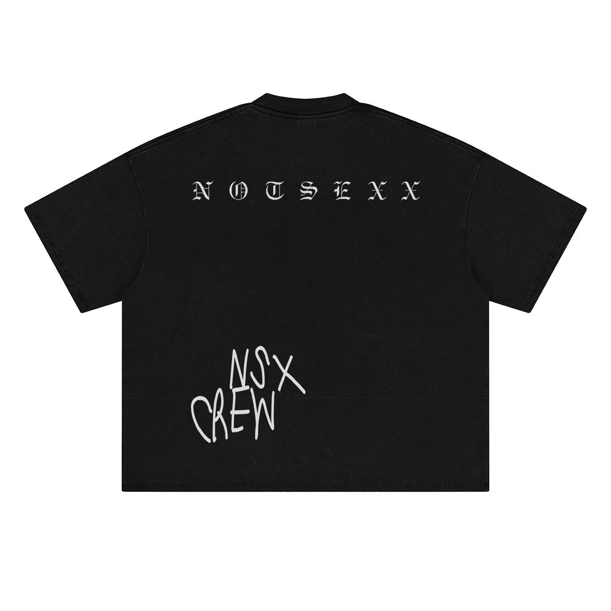 Design NOTSEXX x Leonardo DiCaprio NSX Crew Black T-Shirt T-Shirts - 19