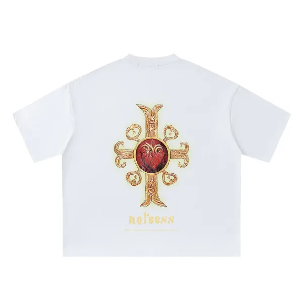 NOFS Nofsexx The Heart of Imprisonment White T-Shirt T-Shirts - 1