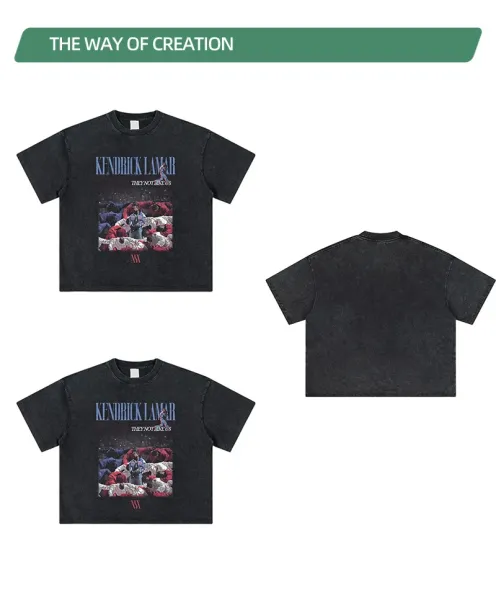 Design NSX Made x K. Lamar Graphic Print White T-Shirt T-Shirts - 10