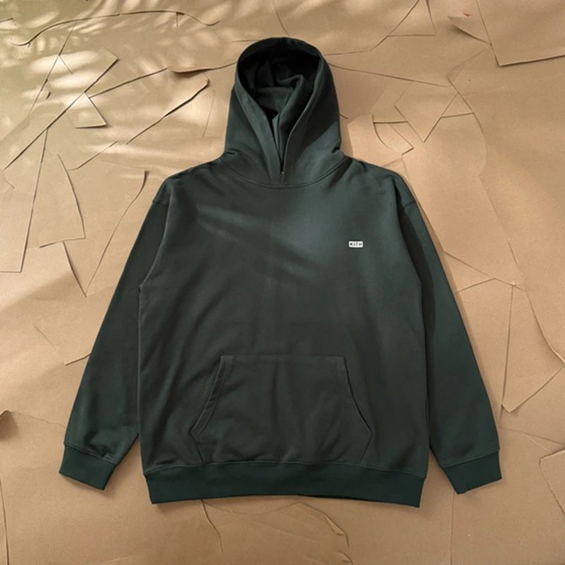 Minimalist Hoodie Forest Green