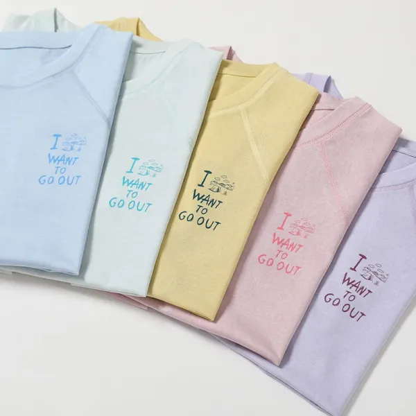 Design Graphic Print Yellow T-Shirt - 6