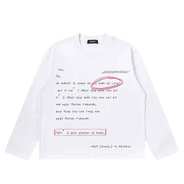Design Rocky Quote Graphic Black T-Shirt - 13