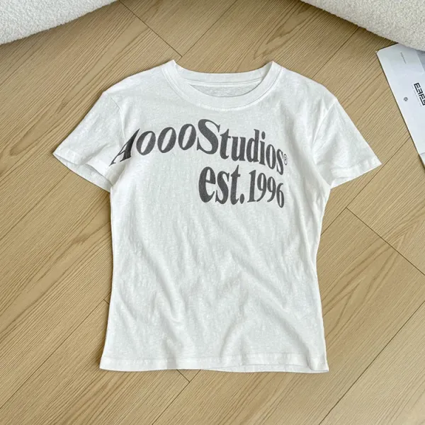 Design OStudios Est.1996 Long Sleeve T-Shirt White T-Shirts - 7