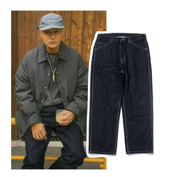 Carhartt Work In Progress Distressed Gray Denim Pants Jeans - 8