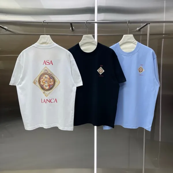 Design ASA x LANCA Graphic Print Light Blue T-Shirt T-Shirts - 2