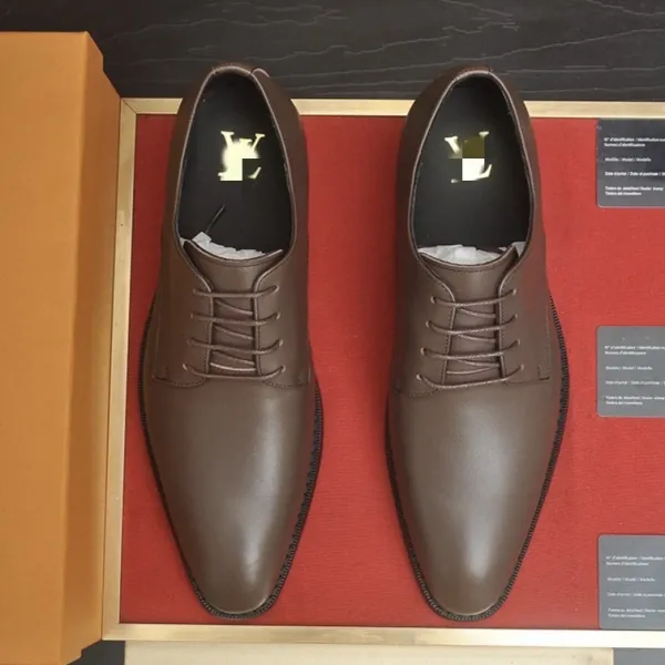 Louis Vuitton Oxford Shoes Brown Leather - 1