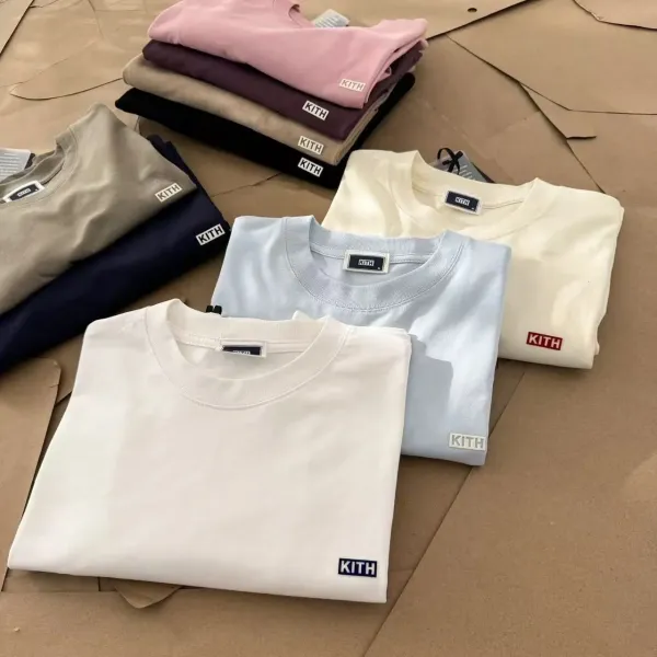 Kith Logo Tee Beige T-Shirt - 11