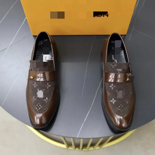 Louis Vuitton Damier Graphite Loafers Black - 8