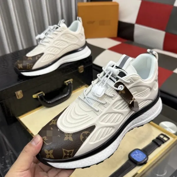 Louis Vuitton Archlight Monogram Beige Chunky Sneakers - 1