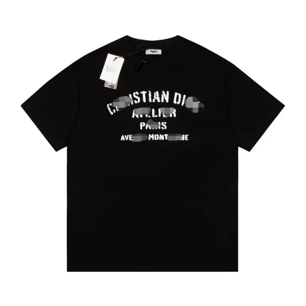 Dior Atelier Paris Avenue Montaigne Black T-Shirt - 1