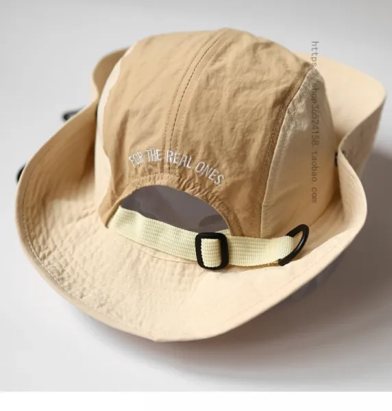 Human Made Bucket Hat Olive Brown Yellow Patchwork - 21