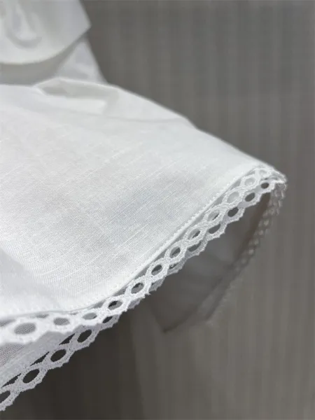 Design Ruffled Pocket Shorts White - 21