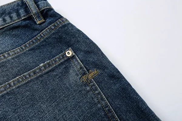 Design Paint-Splatter Washed Denim Jeans - 25