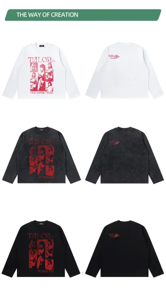 Design NSX Music Plan x Talor ED Distressed Black Cropped T-Shirt T-Shirts - 12