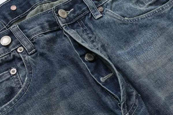 Design Paint-Splatter Washed Denim Jeans - 47