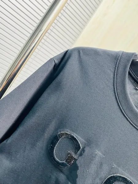 Gucci GG Embroidered White T-Shirt - 6