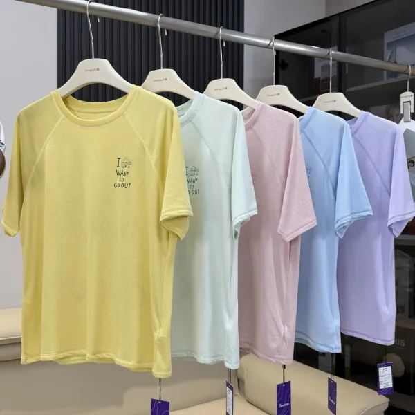 Design Graphic Print Yellow T-Shirt - 2
