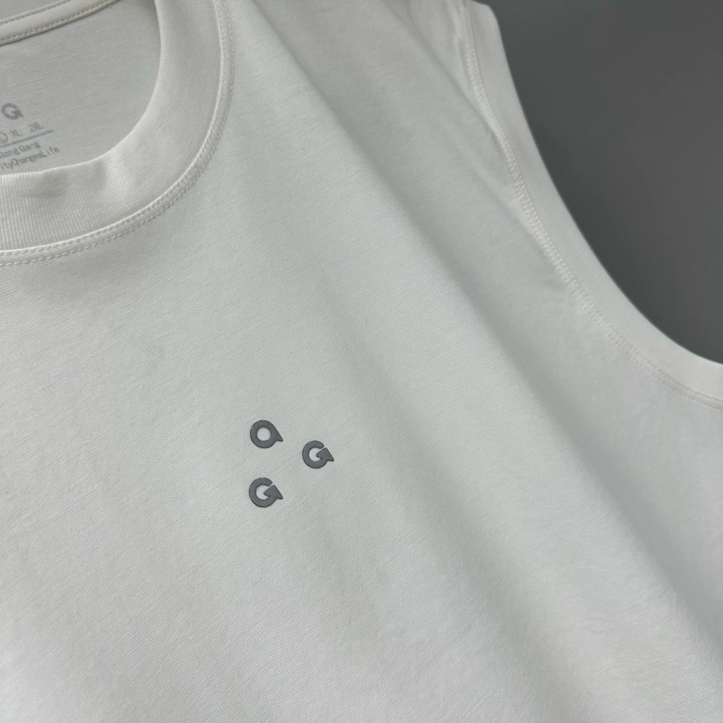 Design Minimalist Logo Tee White T-Shirt - 7