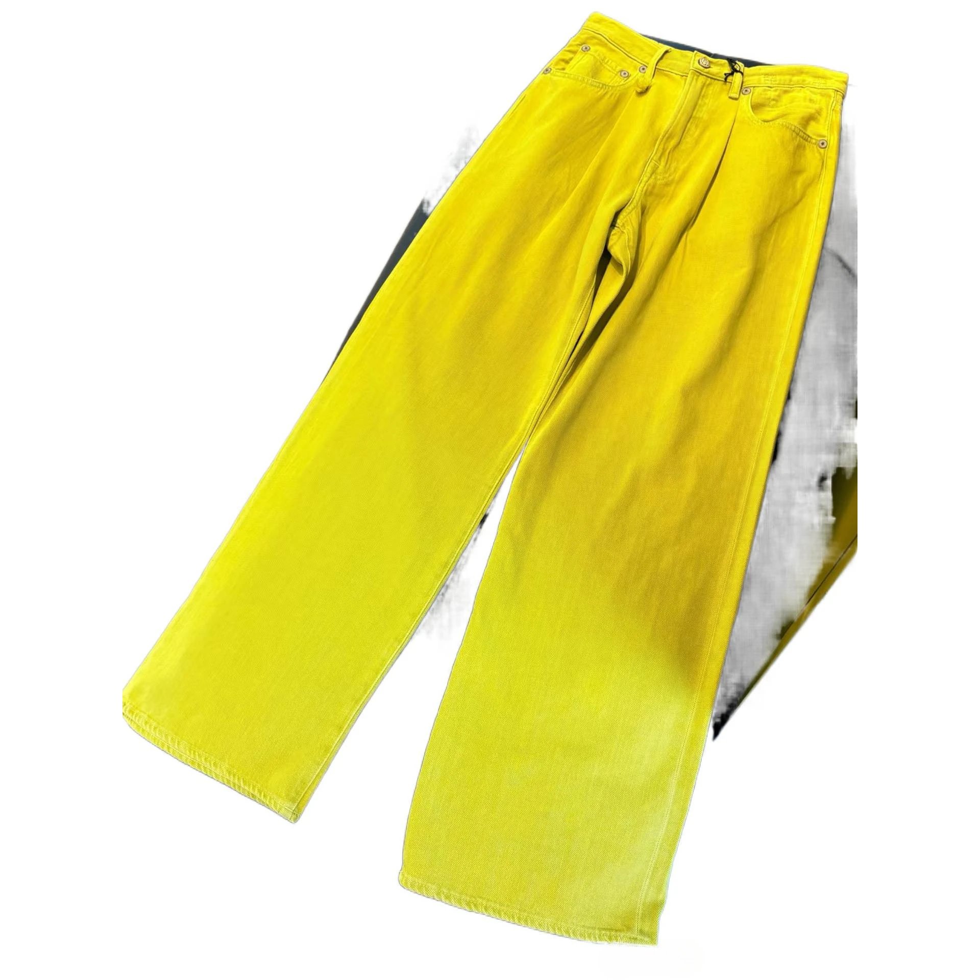 Denim Wide Leg Light Wash Distressed Jeans