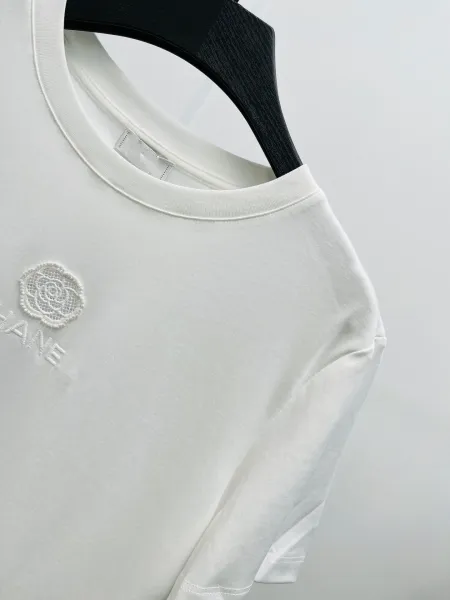 HANE Embroidered Rose Logo Black T-Shirt - 12