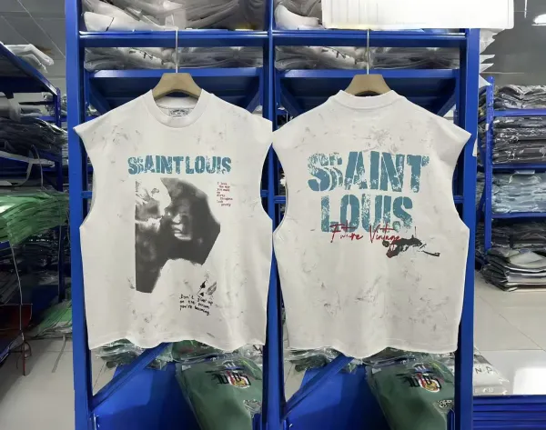 Saint Tears Graphic Print Oversized T-Shirt White - 8