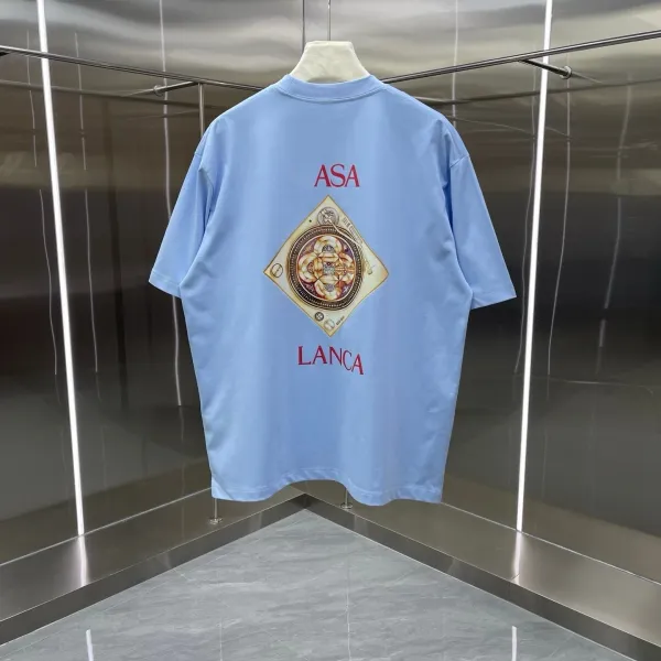 Design ASA x LANCA Graphic Print Light Blue T-Shirt T-Shirts - 1