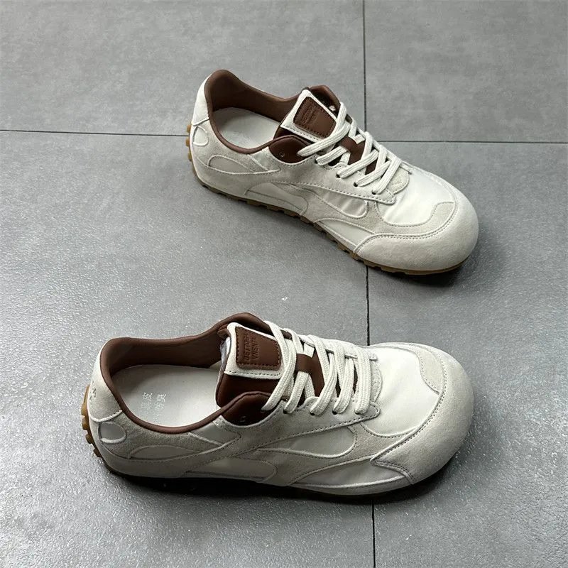 Design Chunky Sneakers Navy Blue and Yellow Multicolor Sneakers - 8