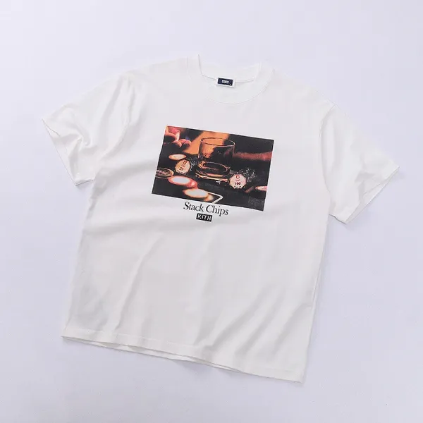 Kith Stack Chips White T-Shirt - 1