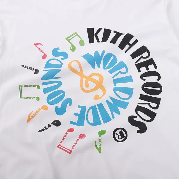 Kith Box Logo White T-Shirt - 16