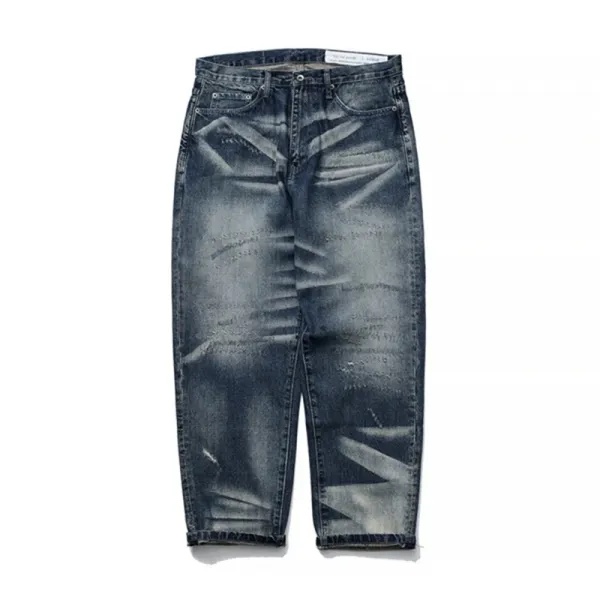 Carhartt Work In Progress Distressed Gray Denim Pants Jeans - 28