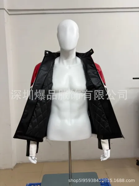 Design Mercedes-Benz x Motul Racing Leather Jacket White / Black Leather Jacket - 9