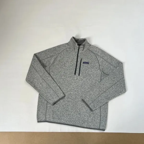 Patagonia Better Sweater Fleece 1 / 4-Zip Gray Outerwear - 32