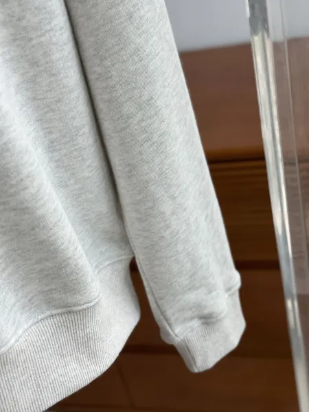 Valentino V Logo Crystal-Embellished Gray Hoodie - 14