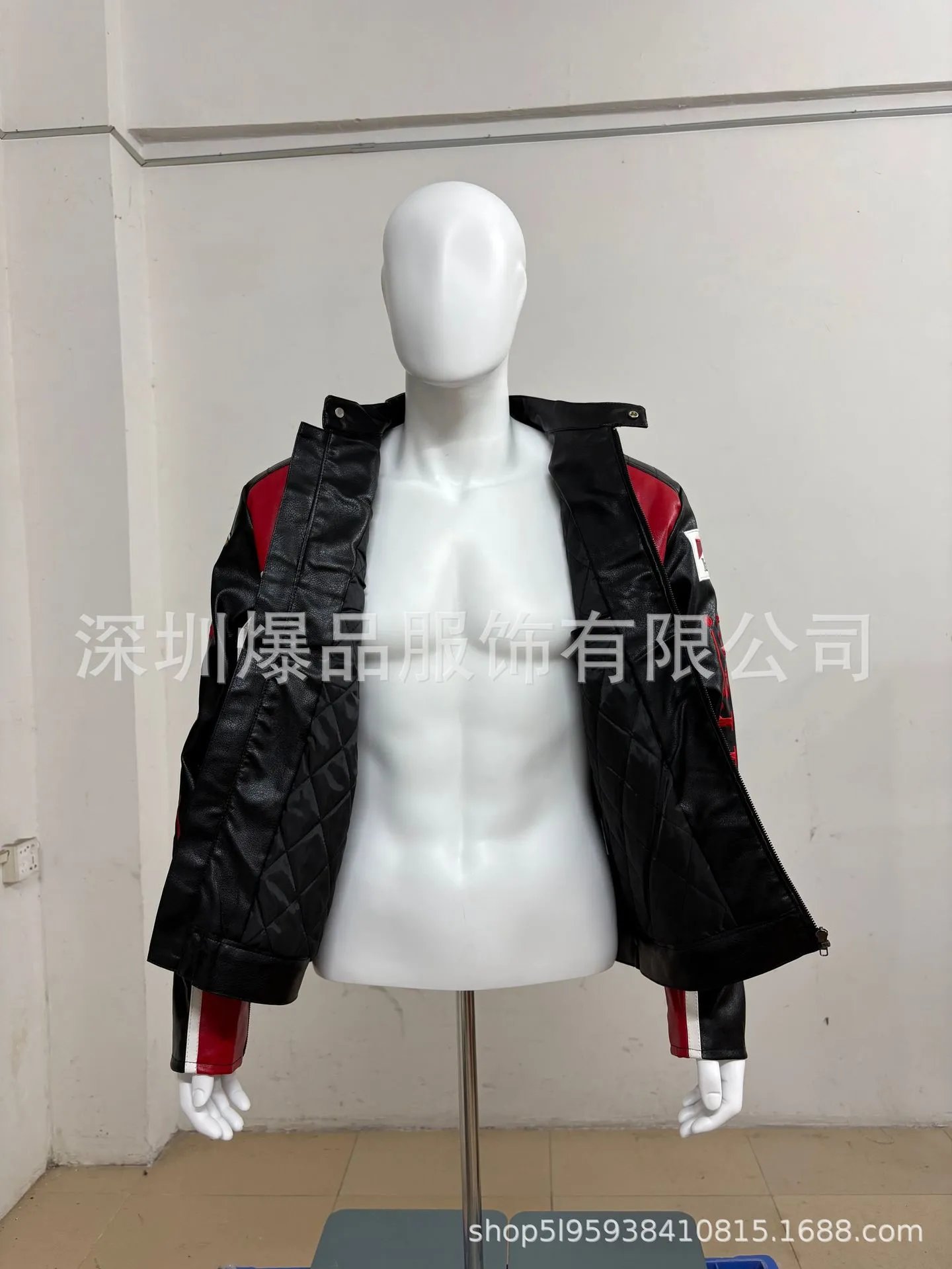 Design Mercedes-Benz x Motul Racing Leather Jacket White / Black Leather Jacket - 14
