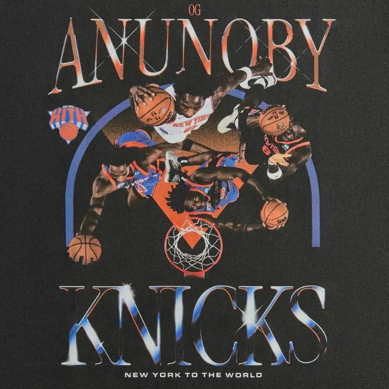 Kith x New York Knicks Jalen Brunson Graphic T-Shirt Black - 42