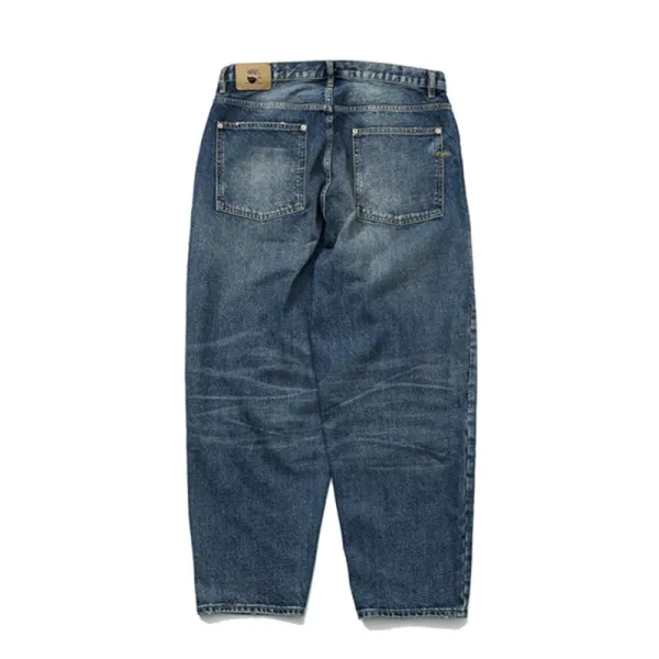 Design Paint-Splatter Washed Denim Jeans - 18