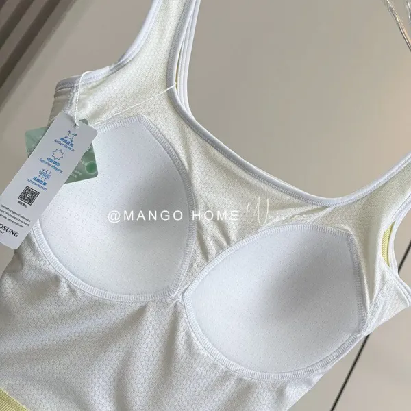 Design Mango Home Ribbed Tie-Side Shorts Light Gray Shorts - 23