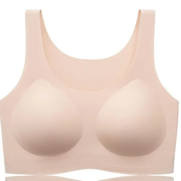Design Seamless Molded Cup Bra Nude Underwear - 1