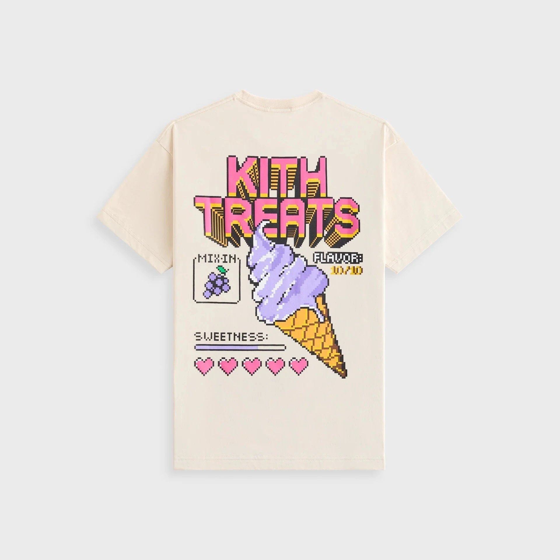 Kith x Disney Mickey Mouse Floral Embroidery White T-Shirt - 30