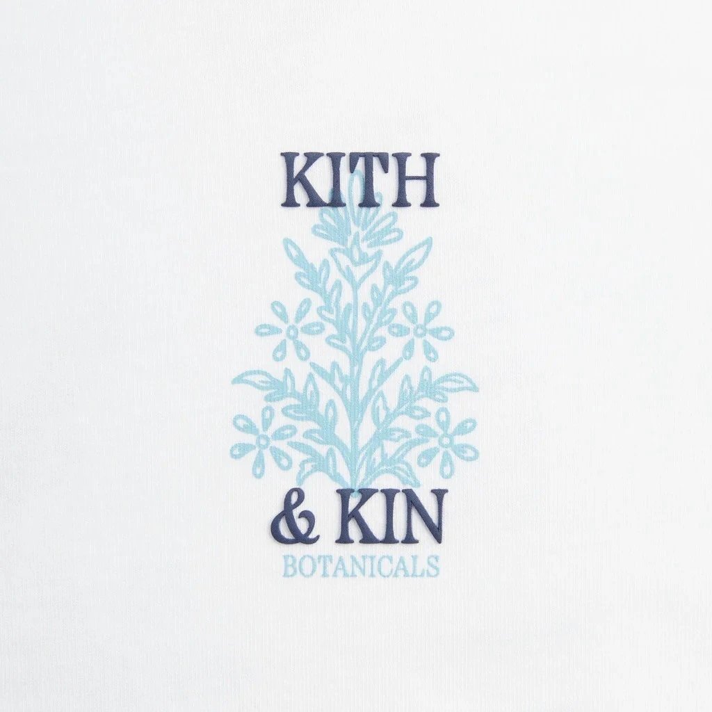 Kith x Disney Mickey Mouse Floral Embroidery White T-Shirt - 39