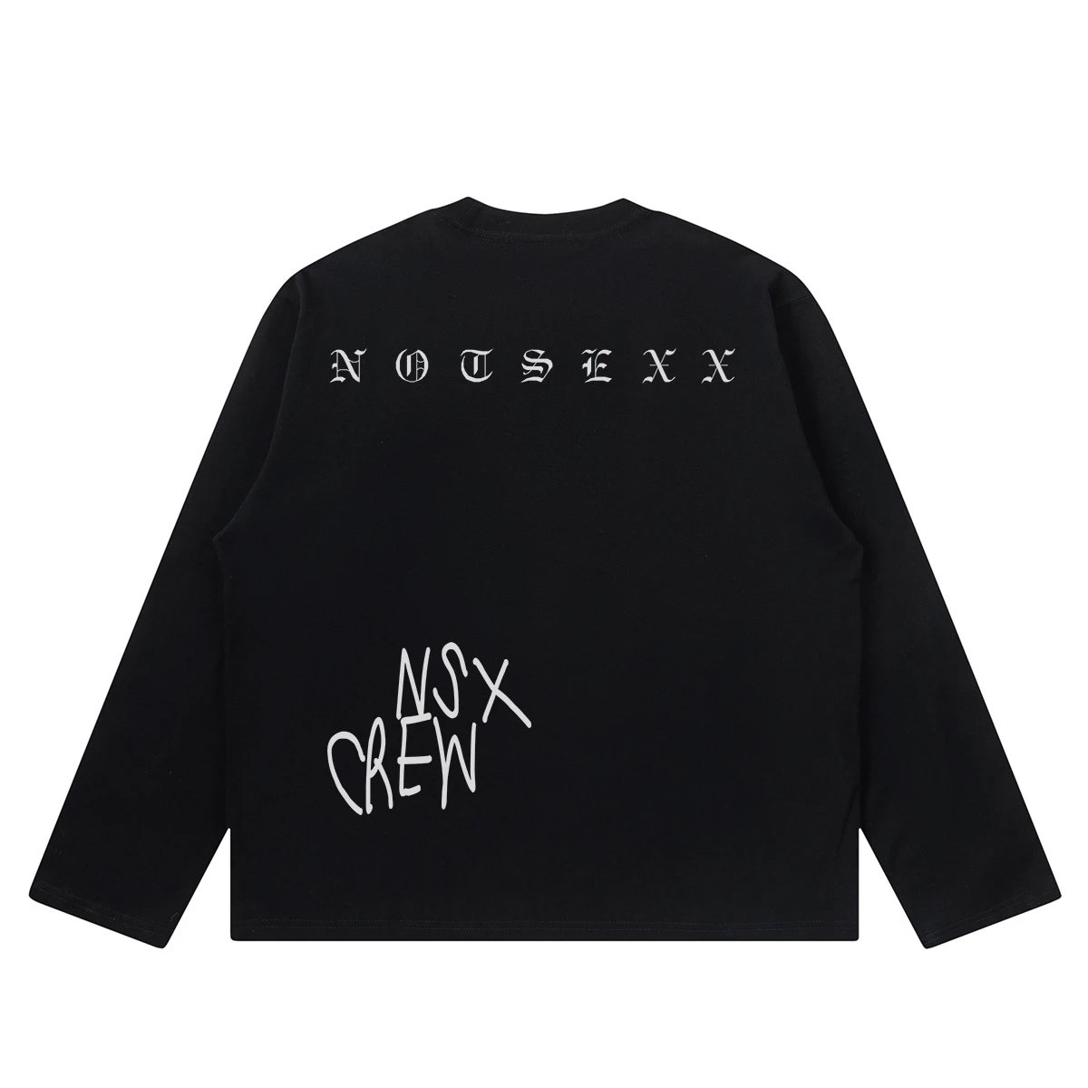 Design NOTSEXX x Leonardo DiCaprio NSX Crew Black T-Shirt T-Shirts - 12
