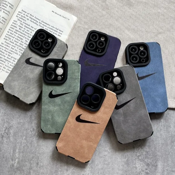 Nike Swoosh Velvet Case Deep Charcoal Phone Case - 2