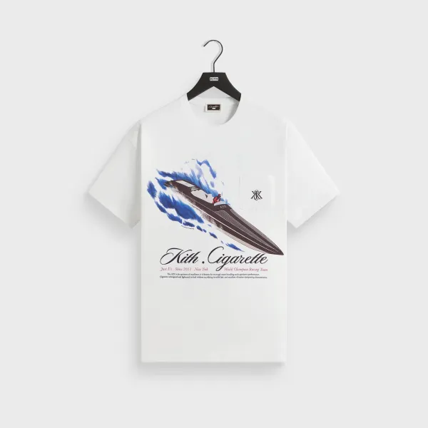 Kith Cigarette Speedboat White T-Shirt - 1