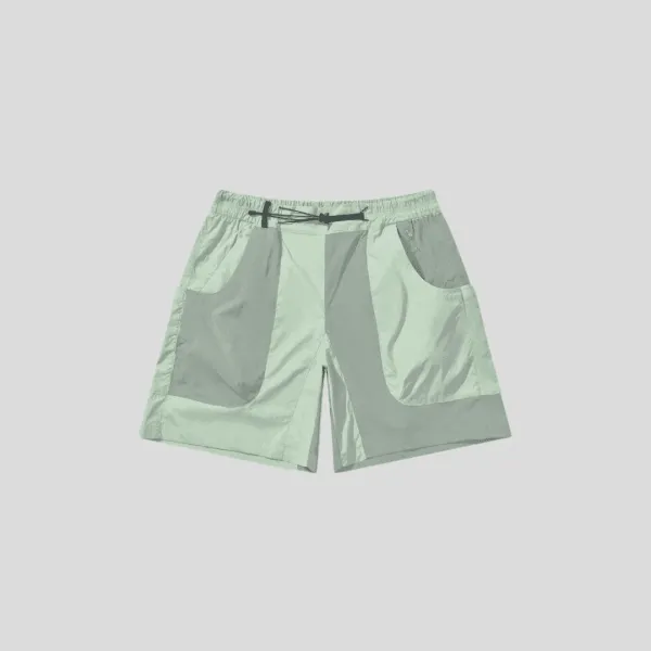 Design Patchwork Utility Shorts Mint Green - 10