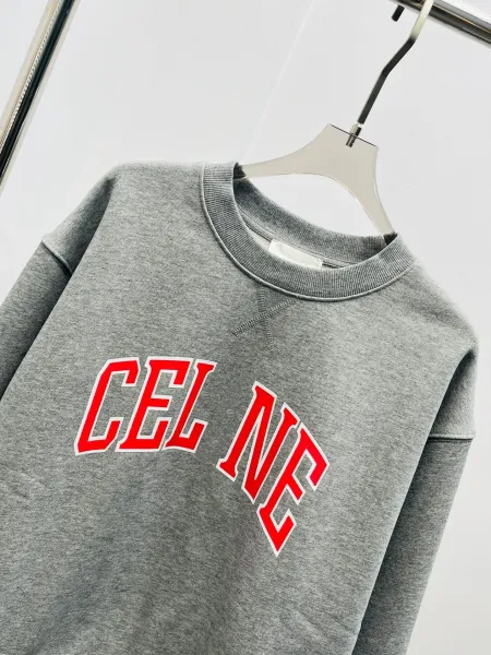 Celine Arch Logo Gray Hoodie - 10