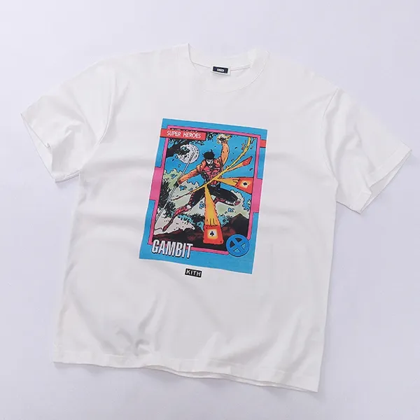 Kith x Marvel Gambit Super Heroes Graphic T-Shirt White - 21